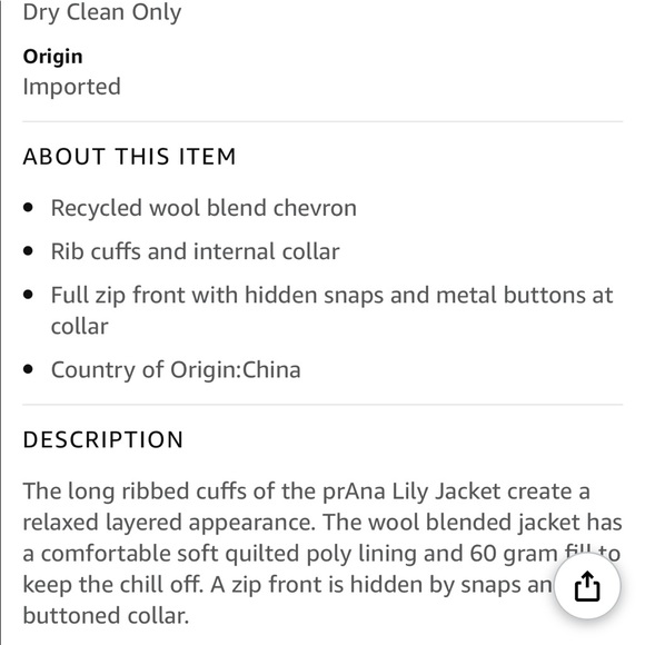 COPY - Prana Lily Jacket in Teal Chevron - Picture 9 of 9